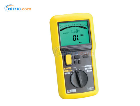 法國CA6523<a href='http://www.cenkx.cn/tongyi.html'>絕緣電阻</a>表