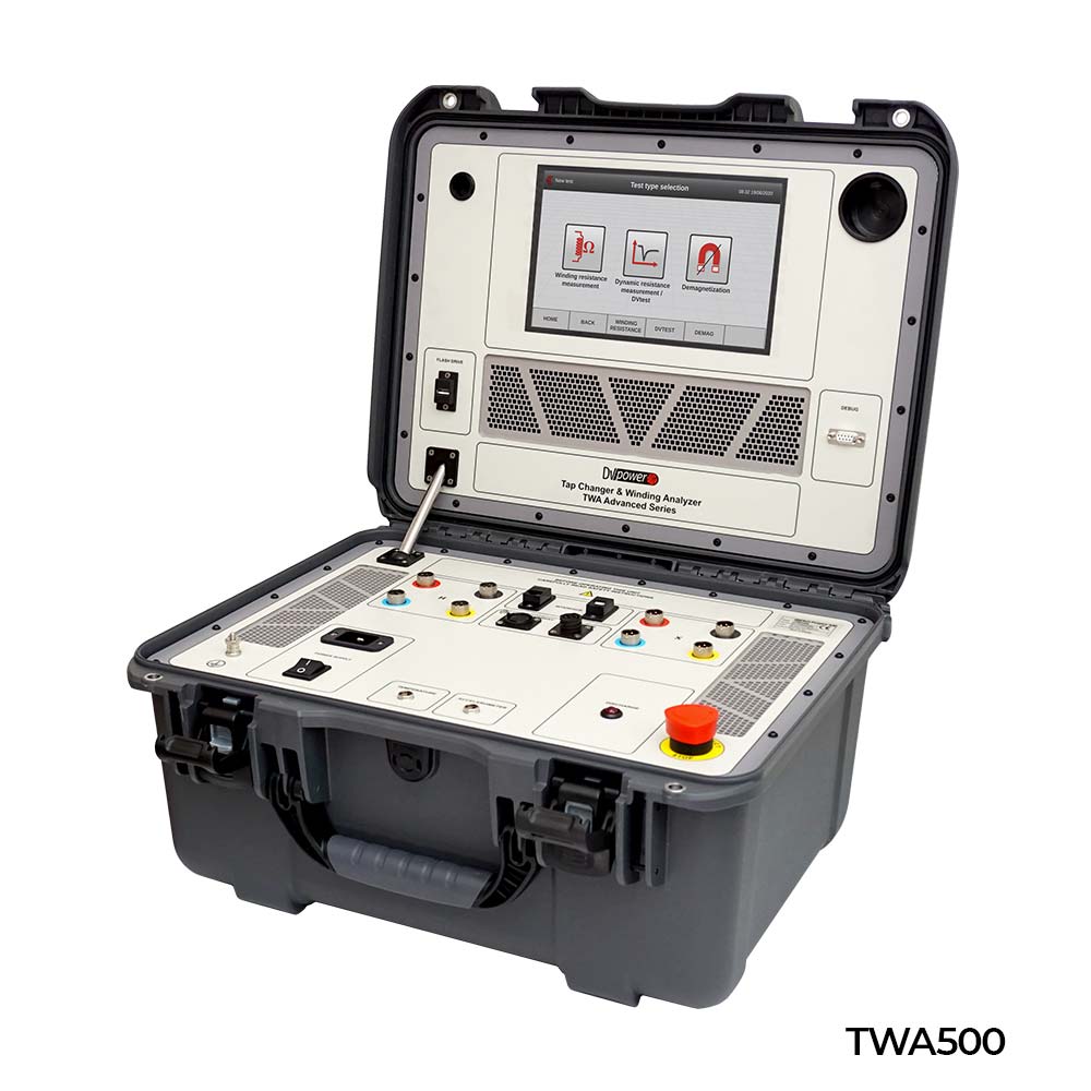 瑞典DV POWER TWA500<a href='http://www.cenkx.cn/Cpzx/bianyaqiceshiyi/dvpowertrt.html'>三相變壓器</a>有載分接開關測試儀