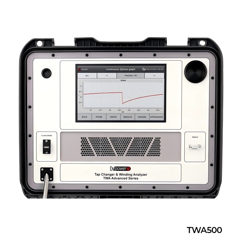 瑞典DVPOWER TWA500三相變壓器有載分接開關測試儀 瑞典DVPOWER TWA500三相變壓器有載分接開關測試儀